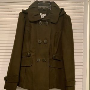 Olive green coat